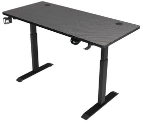 Herný stôl BR01 čierny 140 cm