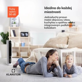 Klarstein Polar Tower Smart, ochladzovač vzduchu, ventilátor, 85 W, 7 l, diaľkový ovládač, 5 x chladiaci box