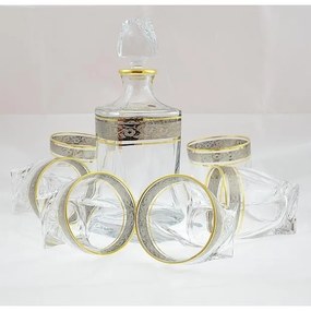 BOHEMIA QUADRO GOLD-PLATINUM WHISKY SADA 1+6 KS
