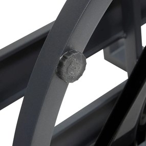 Hliníkové kreslo MADRID rotačné (antracit)