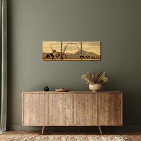 Obraz - Letectvo (s hodinami) (90x30 cm)
