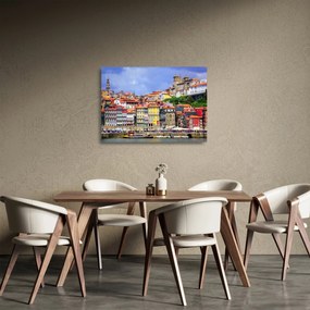 Sklenený obraz - Ribeira, Portugalsko (70x50 cm)