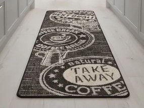 Koberec Flex 67x200 cm, coffee break%