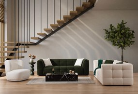 Elegantná trojmiestna pohovka Lumiére 235 x 100 cm, khaki