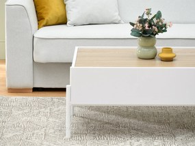 Konferenčný stolík Bertina M (sonoma + biela). Akcia -20%. Vlastná spoľahlivá doprava až k Vám domov. 1111578