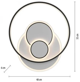 Paul Neuhaus 6392-16 - LED Stropné svietidlo MAILAK LED/27W/230V