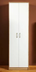 Policová skriňa Vincent, dub sonoma/biela