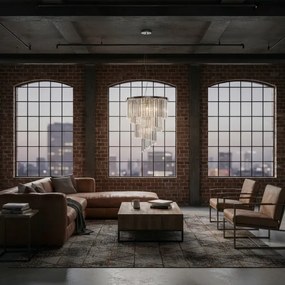 Ideal Lux - Krištáľový luster na lanku CARLTON 12xE14/40W/230V pr. 50 cm chróm