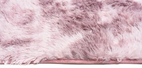 Plyšový koberec SILK Ombre - RUŽOVÝ
