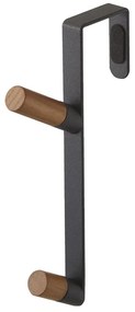 Čierny kovový vešiak na dvere 1,5 cm Tower – YAMAZAKI