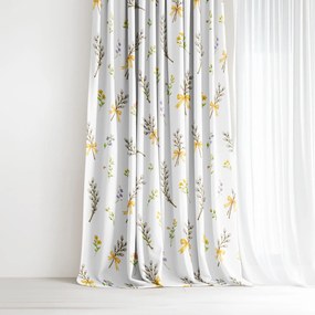 Goldea veľkonočný dekoračný záves - bahniatka 180x150 cm