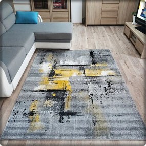 Dekorstudio Moderný koberec SUMATRA - žltý Picasso Rozmer koberca: 60x100cm