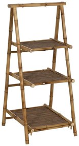 Bambusový regál v prírodnej farbe 48x100x45 cm Manali – Ixia