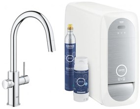 GROHE Blue Home - Štartovacia sada s vyťahovacím perlátorom, chróm 31541000