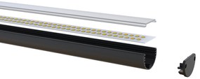 Stolná LED lampa ALVARO, svorka, diaľkový ovládač
