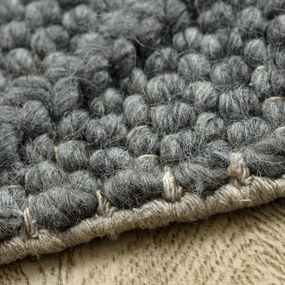 Dywany Łuszczów, Kusový koberec Tahar 99001K antra, 120x180, šedá, obývacia izba