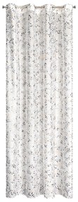 ZÁVES NA KRÚŽKOCH TERRY 140X250 CM LISTY