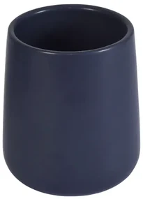 Erga Nero, pohár na zubné kefky na postavenie, modrá matná, ERG-08357