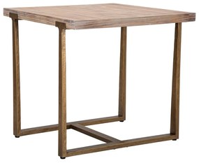 Jedálenský stôl v prírodnej farbe 80x80 cm Ankara – Mauro Ferretti