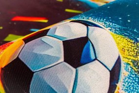 Protišmykový herný koberec FootBall viacfarebný