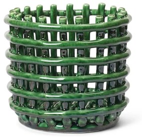 Ferm Living Keramický kôš Emerald Green Small