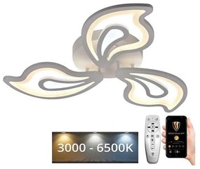 Brilagi - LED Stmievateľný prisadený luster TWIST LED/75W/230V 3000-6500K + DO BG-J3315/W