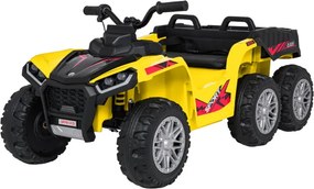 Elektrická štvorkolka Quad Sport TX 4 × 4 žltá
