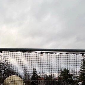 DECOLED Svetelná girlanda pre žiarovky s päticou E27 - 10 m, 10 objímok, IP67, čierny kábel