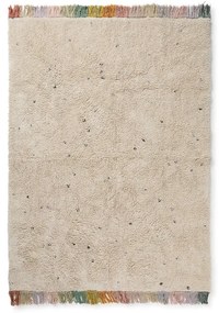 Krémový prateľný ručne tkaný bavlnený detský koberec 170x240 cm Stardust – Lorena Canals