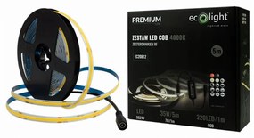 ECOLIGHT COB LED pásik 35W - 24V - 320 - 5M - 4000k - neutrálna farba + diaľkový ovládač