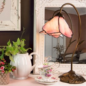 Stolová lampa Tiffany - Ø 31 * 48 cm 1x E14