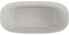 Mexen Como, voľne stojaca vaňa z konglomerátu 170 x 82 cm, betónová matná, 57311708261