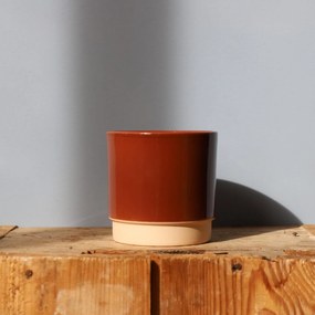 Kvetináč Eno Duo dusty terracotta Ø 9 cm