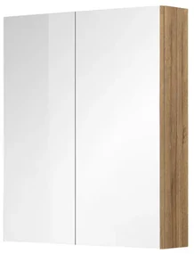 Mereo Mereo, Kúpeľňová galérka 60 cm, zrkadlová skrinka, 2x dvere, MER-CN716GR