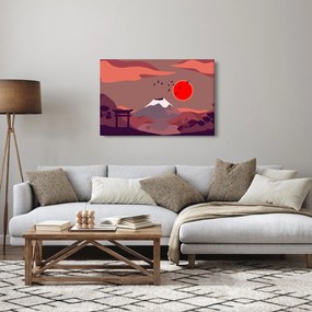 Obraz - Hory Fudži (90x60 cm)