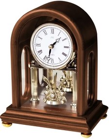 Stolové hodiny JVD HS18.2 – drevené, rímske číslice (23 cm)
