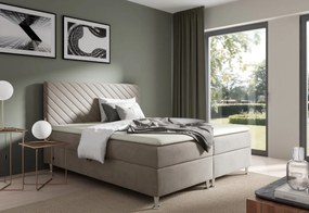 Čalúnená posteľ boxspring TEX 2 - Fresh 02 / 160x200