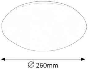 Rabalux 3437 - LED kúpeľňové stropné svietidlo LUCAS LED/12W/230V