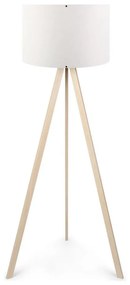 Stojacia lampa AYD 1xE27/60W/230V biela/béžová