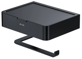 Držiak na toaletný papier AM.PM Inspire 2.0 AIA341522 s boxom, čierny