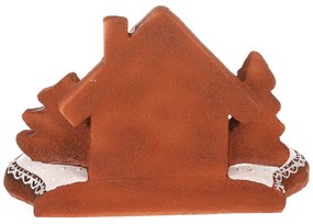 Svietnik Perníkový domček, polyresin, 11 cm