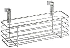 WENKO 2344100 - Košík SLIM 24x11,5 cm lesklý chróm/čierna 2344100