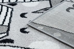 Dywany Łuszczów, Detský kusový koberec Fun Gatti Cats multi, 160x220, šedá, detská izba