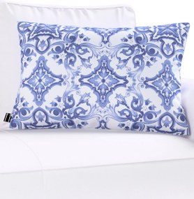 Karin - jednoduchá obliečka, 60x40cm farba produktu modrá látka vzorované