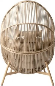 MI Ratanové kreslo HOLAND béžové (DH)