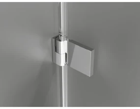 Mexen Lunar-B L, sklápací sprchový kút ľavý 75 x 70 cm, 8mm číre sklo, chrómový profil, 832L-075-070-01-00-L