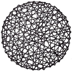 Podložka carta pr. 38 cm čierna