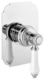 Podomietková sprchová batéria v lesklej striebornej farbe (1 výstup) Vienna – Sapho