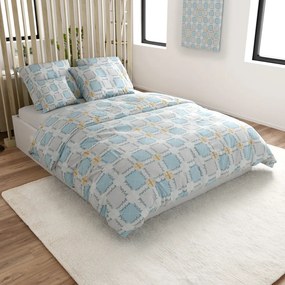 Obliečky z mikrovlákna GALDAR modré Rozmer obliečky: 70 x 80 cm | 140 x 200 cm