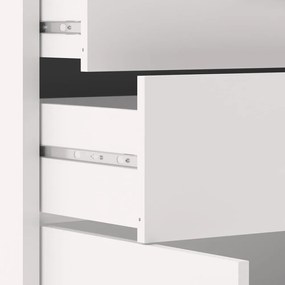 Biela modulárna knižnica 89x113 cm Prima – Tvilum